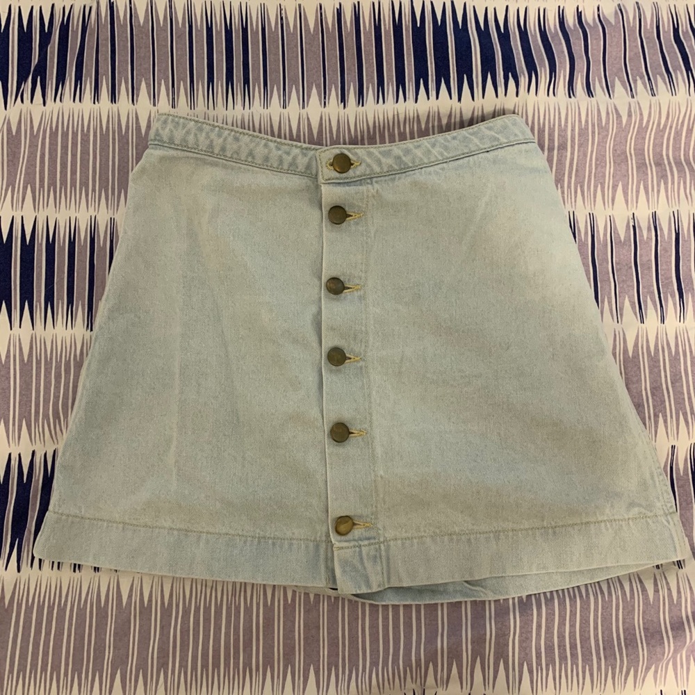 American Apparel Jean Skirt
